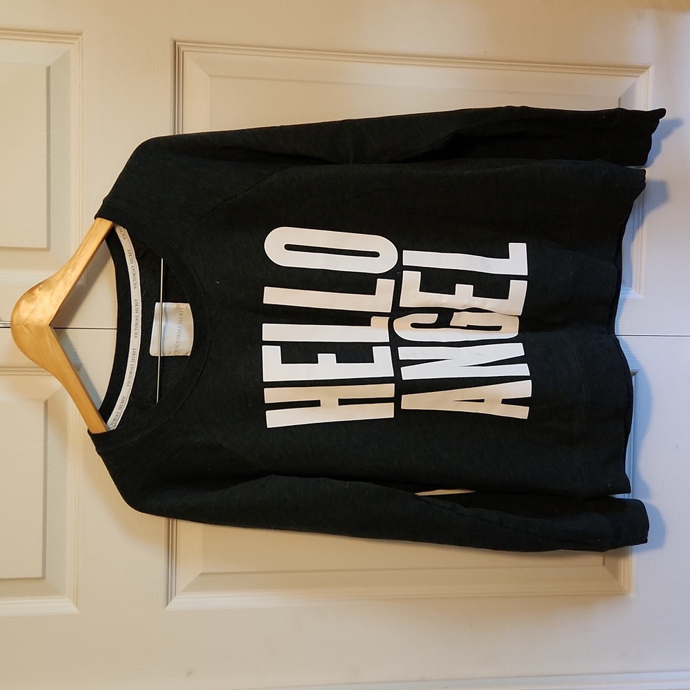 Victorias Secret Hello Angel Crew Sweatshirt Size Large with Bonus
